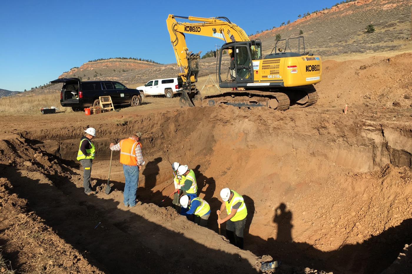 Paleo Resource Specialists performing field work