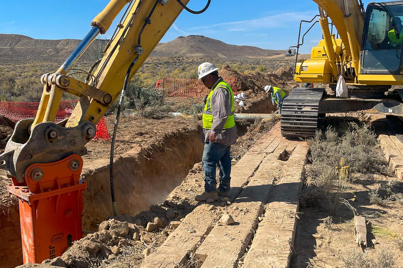 Paleo Resource Specialists performing field work