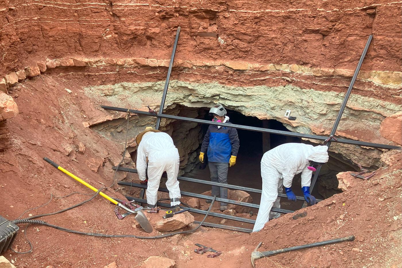 Paleo Resource Specialists performing field work